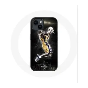 Coque - Maniacase - Iphone 14 - Souple - Noir - Kobe Bryant 24 Joueur de basketball pas cher