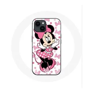 Comparateur de prix : MANIACASE Coque pour Iphone 14 Minnie Mouse Dessin animé mignon rose