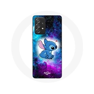 MANIACASE Coque pour Samsung Galaxy A52 5G Stitch Ohana Citation Espace Coloré