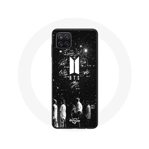 Coque - Maniacase - Samsung Galaxy A22 4G - Souple - Noir - BTS Signature Members pas cher