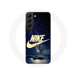 Coque - Nike - Samsung Galaxy S21 FE - Logo Doré - Nuit Étoilée - Souple pas cher