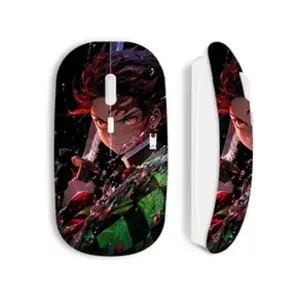 Comparateur de prix : Souris blanc sans Fil Demon Slayer Tanjiro Kamado énervé manga anime