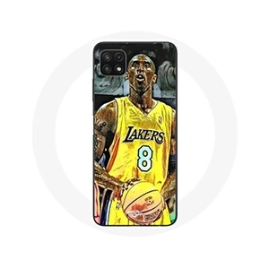 MANIACASE Coque pour Samsung Galaxy A22 5G Kobe Bryant Dunk lakers 8 NBA Noir pas cher