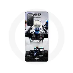 Maniacase Coque pour Samsung Galaxy S20 FE Formule 1 Valtteri Bottas pilote de course F1 Noir pas cher