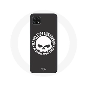 Maniacase Coque pour Samsung Galaxy A22 5G Harley Davidson Motors Tete de mort pas cher