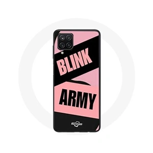 Comparateur de prix : Coque pour Samsung Galaxy A12 BTS ARMY Et Blackpink Blink Rose Noir