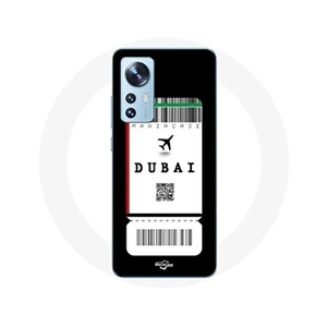 Maniacase Coque pour Xiaomi Mi 12 / 12X Billet d'avion Dubai pas cher