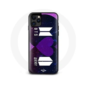 Coque pour Iphone 13 Pro Max Bangtan Sonyeondan Logo BTS Et Logo ARMY I Purple You