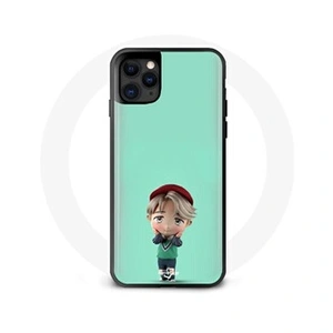 Maniacase Coque pour Iphone 12 Pro BTS TinyTAN Animation Jimin pas cher