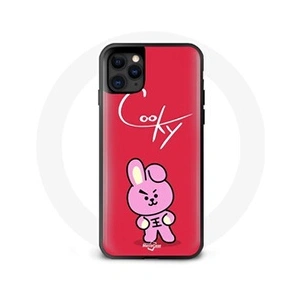 Maniacase Coque pour Iphone 12 Pro BTS Bangtan Garçons BT21 Cooky Fond Rouge pas cher