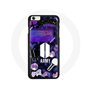 Maniacase Coque pour Iphone 5 Bangtan Sonyeondan BTS Logo Army Bomb Lightstick pas cher