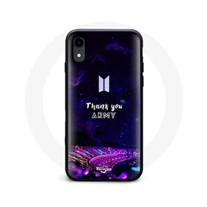 Maniacase Coque pour Iphone X Bangtan Sonyeondan Concert BTS Army Bomb Lightstick pas cher