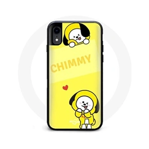 Comparateur de prix : Coque pour Iphone XS Max BTS Bangtan BT21 Chimmy Jimin Fond Jaune