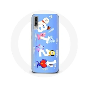 Maniacase Coque pour Samsung Galaxy A50 BTS Bangtan Sonyeondan BT21 Van Tata Chimmy Cooky Rj Koya Shooky Et Mang pas cher