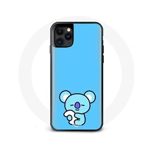 Maniacase Coque pour Iphone 13 Pro Max Bangtan BTS BT21 Koya RM Fond Bleu pas cher