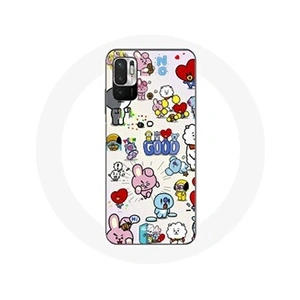 Comparateur de prix : Maniacase Coque pour Xiaomi Redmi Note 10T 5G BTS Bangtan Sonyeondan BT21 Van Tata Chimmy Cooky Rj Koya Mang Et Shooky