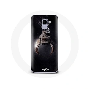 Maniacase Coque - Samsung - Galaxy A8 2018 - Souple - Noir - Batman pas cher