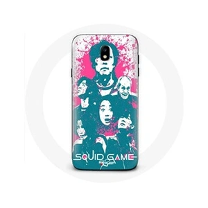 Maniacase Coque pour Samsung Galaxy S5 Squid Game Affiche personnages logo pas cher