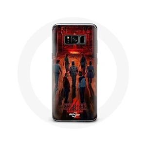 Maniacase Coque pour Samsung Galaxy S8 Plus Stranger Things Affiche Equipages Fan Art Saison 4 pas cher