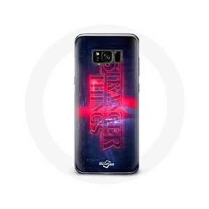 Maniacase Coque pour Samsung Galaxy S8 Stranger Things Logo Transparent Saison 4 Bande annonce 2022