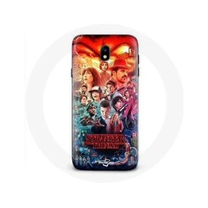Maniacase Coque pour Samsung Galaxy J3 2017 Stranger Things Teaser Saison 4 Affiche Personnages Art pas cher