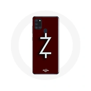 Maniacase Coque pour Samsung Galaxy A21S Ozark Saison 4 Logo Z Blanc Fond Rouge pas cher