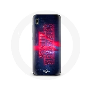 Maniacase Coque pour Samsung Galaxy A10 Stranger Things Logo Transparent Saison 4 Bande annonce 2022 pas cher