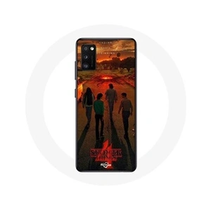 Maniacase Coque pour Samsung Galaxy S20 Plus Stranger Things Saison 4 Affiche Art Equipages de la Nouvelle Thé pas cher