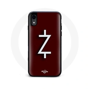 Maniacase Coque pour Iphone XS Max Ozark Saison 4 Logo Z Blanc Fond Rouge pas cher