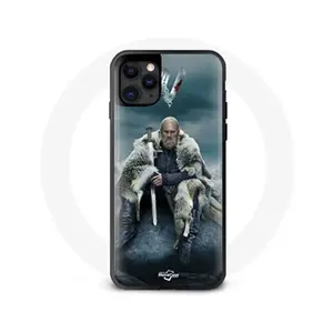Maniacase Coque pour Iphone 13 Pro Vikings Série Saison 6 Ragnar Lothbrok logo V... pas cher