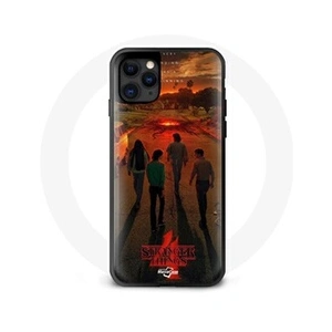 Coque pour Iphone 11 Stranger Things Saison 4 Affiche Art Equipages de la Nouvelle Théorie