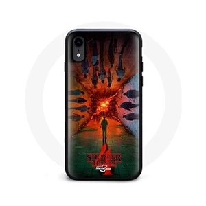 Maniacase Coque pour Iphone XS Max Stranger Things Saison 4 Affiche Equipages de la Nouvelle Théorie pas cher