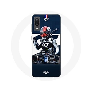 Maniacase Coque pour Samsung Galaxy A02 Formule 1 Max Verstappen Pilote automobile F1 Bleu pas cher