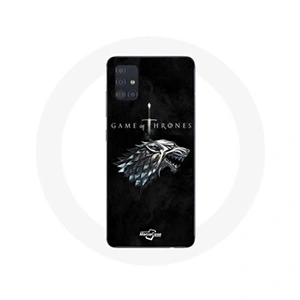 Maniacase Coque pour Samsung Galaxy A51 Game of Thrones Saison 8 Le Trône de Fer La maison Stark Logo L'hiver pas cher