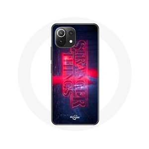 Comparateur de prix : Maniacase Coque pour Xiaomi Mi 11 Lite Stranger Things Logo Transparent Saison 4 Bande annonce 2022