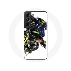 Maniacase Coque pour Samsung Galaxy S22 Valentino Rossi Pilote de vitesse fond b... pas cher
