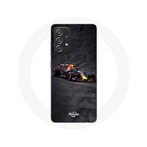 MANIACASE Coque pour Samsung Galaxy A52 Formule 1 Max Verstappen F1 noir rouge et jaune pas cher