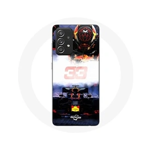 Maniacase Coque pour Samsung Galaxy A52 Formule 1 Max Verstappen Pilote de F1 noir rouge et jaune pas cher