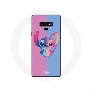 Comparateur de prix : Coque pour Samsung Galaxy Note 9 Stitch et angel bleu rose