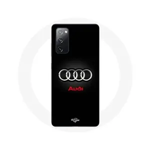 MANIACASE Coque pour Samsung Galaxy S20 FE Audi Logo Métal fond noir pas cher
