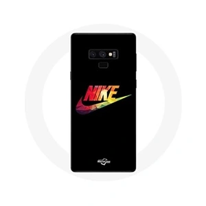 Maniacase Coque pour Samsung Galaxy Note 9 Nike Logo Couleur fond noir pas cher