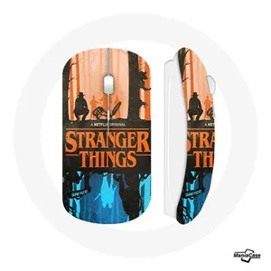 MANIACASE Souris Sans Fil Stranger Things The Upside Down Couverture des amis () pas cher