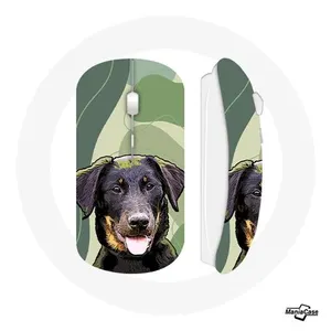 Souris Sans Fil Beauceron Noir Race de chiens (Maniacase) pas cher