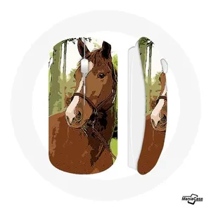 Souris Sans Fil Quarter Horse Marron Race de cheval (Maniacase) pas cher