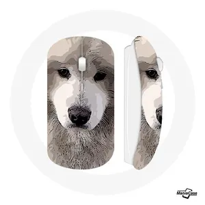Souris Sans Fil Samoyède Gris Race de chiens (Maniacase) pas cher