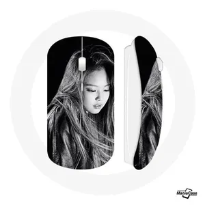 Souris Sans Fil Blackpink Jennie Image Noir Blanc (Maniacase) pas cher