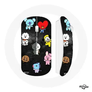 MANIACASE Souris Sans Fil BTS Bangtan Sonyeondan BT21 Van Tata Chimmy Cooky Rj S... pas cher