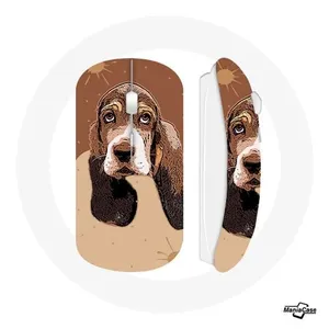 Souris Sans Fil Basset Hound chien visage (Maniacase) pas cher