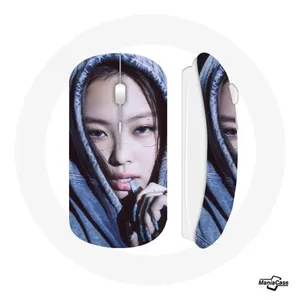 Maniacase Souris Sans Fil Blackpink Born Pink Affiche Teaser Jennie Comeback Single Pink Venom pas cher