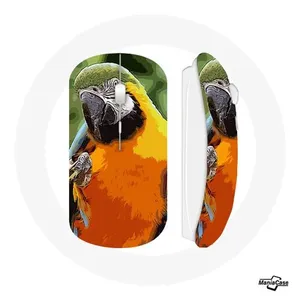 Souris Sans Fil Aras Perroquet Orange vert (Maniacase) pas cher